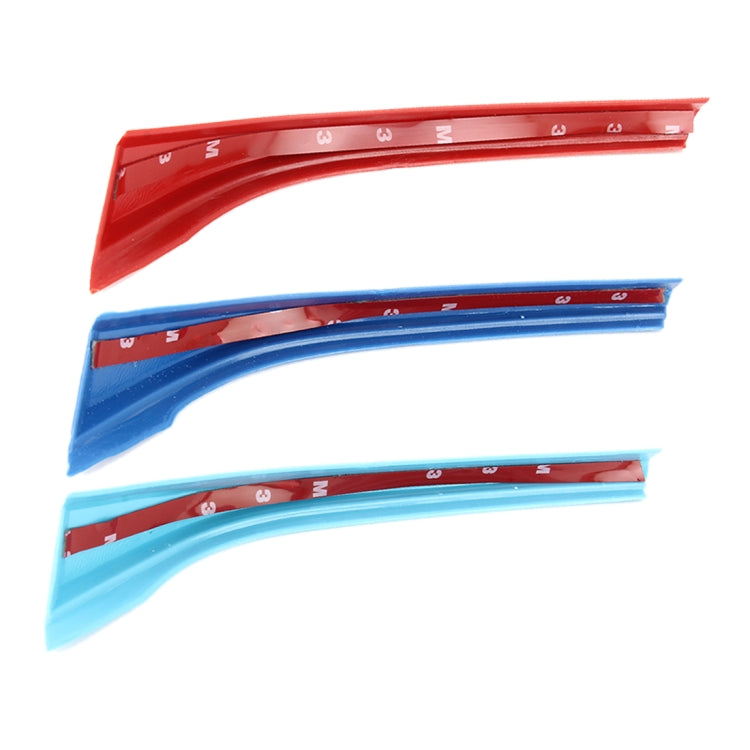 3 PCS Car Front Grille Plastic Decoration Strip Front Grill Grille Inserts Cover Strip Car Styling Accessories for Regal 2014-2017