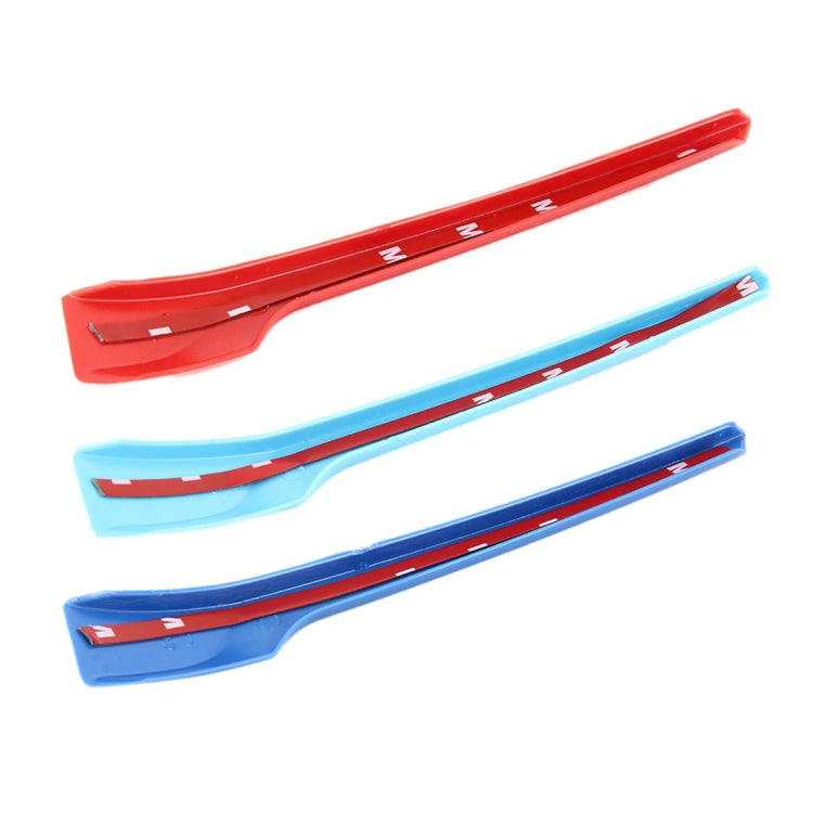 3 PCS Car Front Grille Plastic Decoration Strip Front Grill Grille Inserts Cover Strip Car Styling Accessories for Buick New Excelle 2013-2015