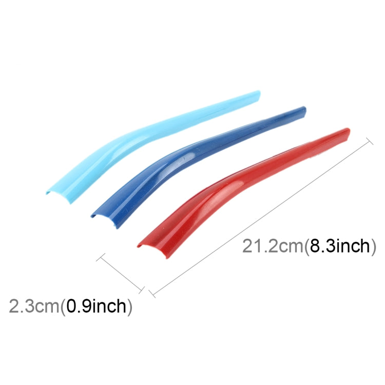 3 PCS Car Front Grille Plastic Decoration Strip Front Grill Grille Inserts Cover Strip Car Styling Accessories for Verano