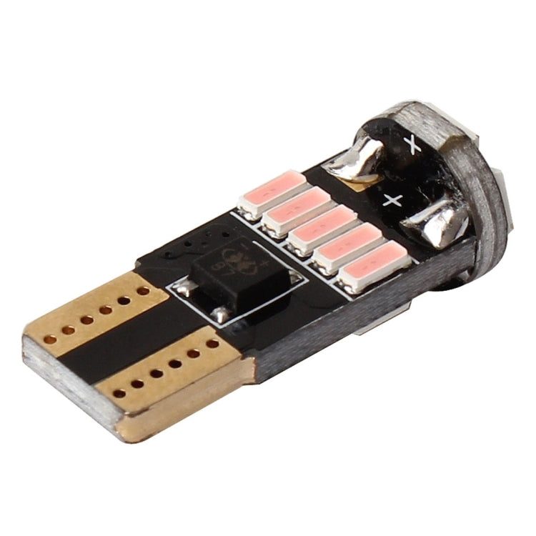 2 PCS DC 12V 2W 240LM 5500K T10-4014-15SMD Car Width Lamp Clearance Light Parking Lights