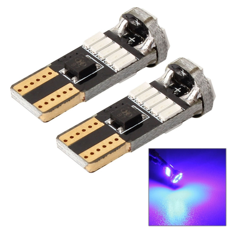2 PCS DC 12V 2W 240LM 5500K T10-4014-15SMD Car Width Lamp Clearance Light Parking Lights