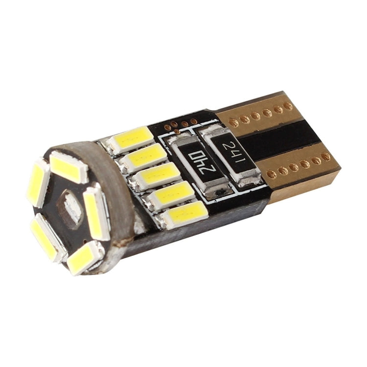 2 PCS DC 12V 2W 240LM 5500K T10-4014-15SMD Car Width Lamp Clearance Light Parking Lights