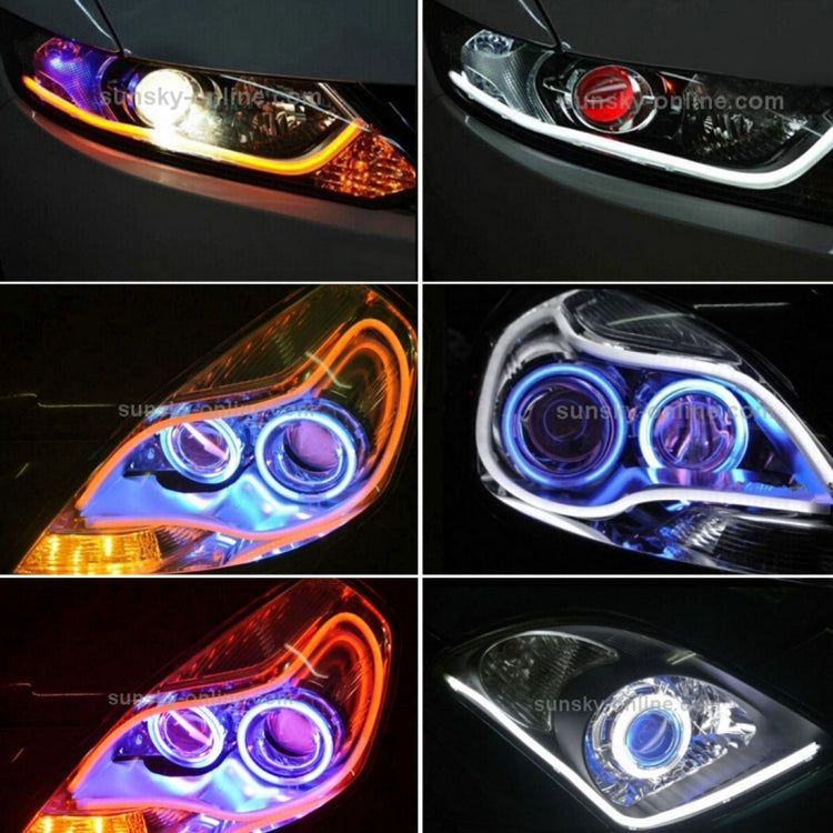 2 PCS 12V 30cm Car Daytime Running Lights Soft Article Lamp