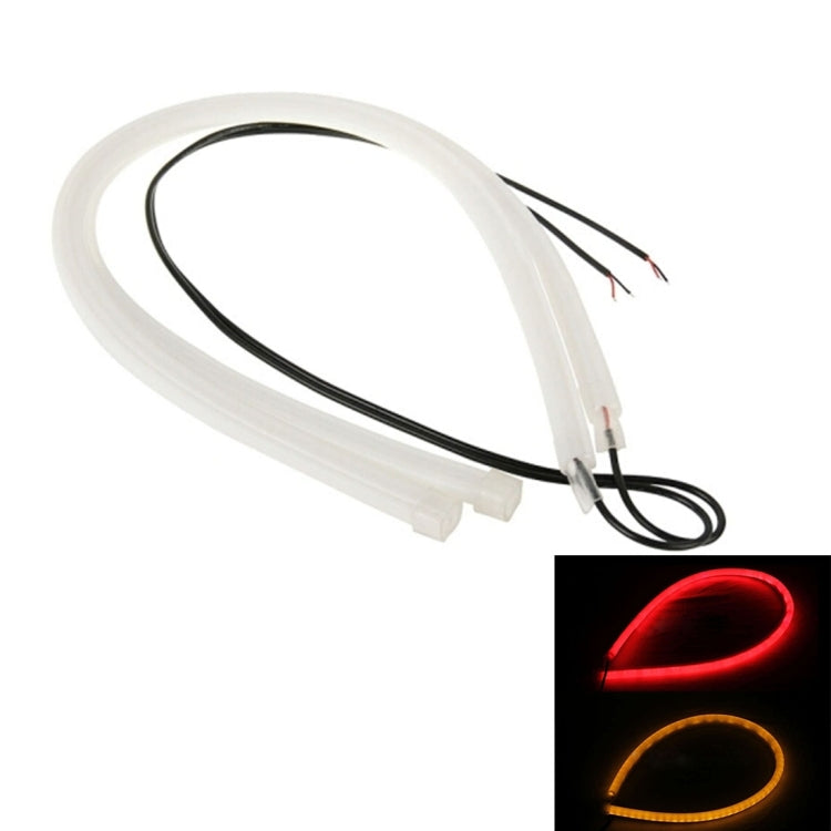 2 PCS 12V 30cm Car Daytime Running Lights Soft Article Lamp