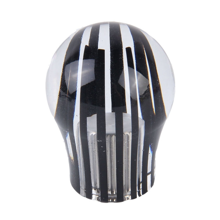Crystal Three Light Car Breathing Racing Dash LED Magic Lamp Gear Head Shift Knob with Base, Size: 6.0 * 4.5 * 3.0 cm