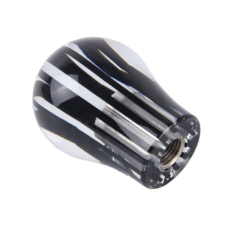 Crystal Three Light Car Breathing Racing Dash LED Magic Lamp Gear Head Shift Knob with Base, Size: 6.0 * 4.5 * 3.0 cm