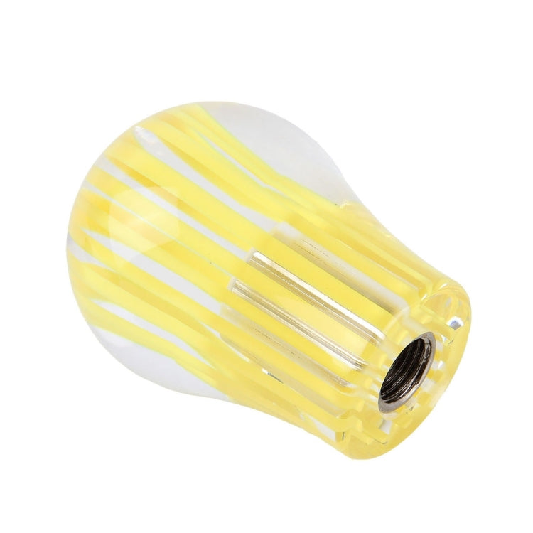 Crystal Three Light Car Breathing Racing Dash LED Magic Lamp Gear Head Shift Knob with Base, Size: 6.0 * 4.5 * 3.0 cm