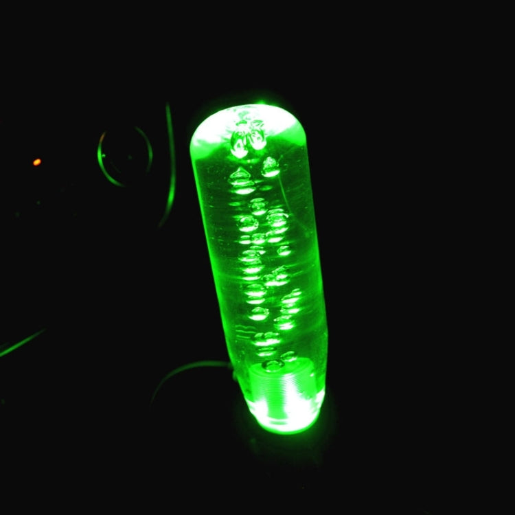 Crystal Colorful Light Car Breathing Racing Dash LED Magic Lamp Gear Head Shift Knob with Base, Size: 15.0 * 4.5 * 3.1 cm(Yellow)