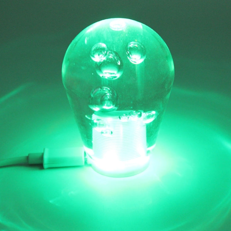 Crystal Colorful Light Car Breathing Racing Dash LED Magic Lamp Gear Head Shift Knob with Base, Size: 7.5 * 5.0 * 3.0 cm(Transparent)