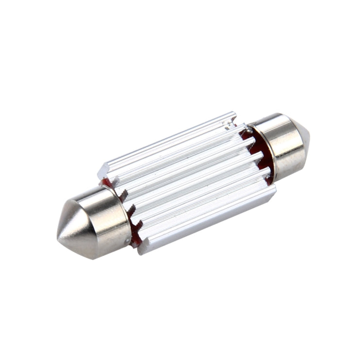 2 PCS DC 12V 3W 39MM 5730 Bicuspid Port Decoding Car Dome Lamp LED Reading Light with 6 LED Lights(White Light)