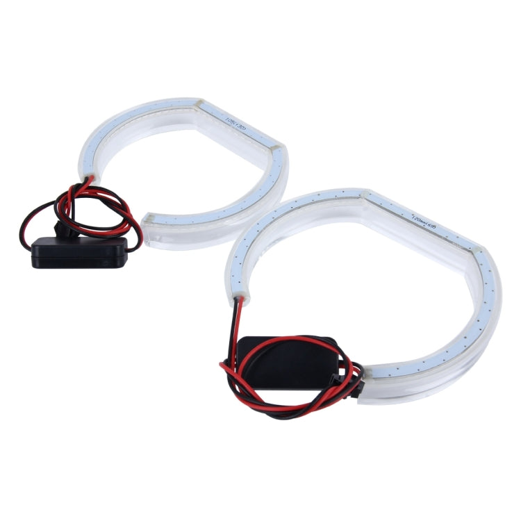 4 PCS Auto for BMW E92 2007-2010 Angel Eye Light DC 12V, Size: 105mm*2, 120mm*2(White Light)