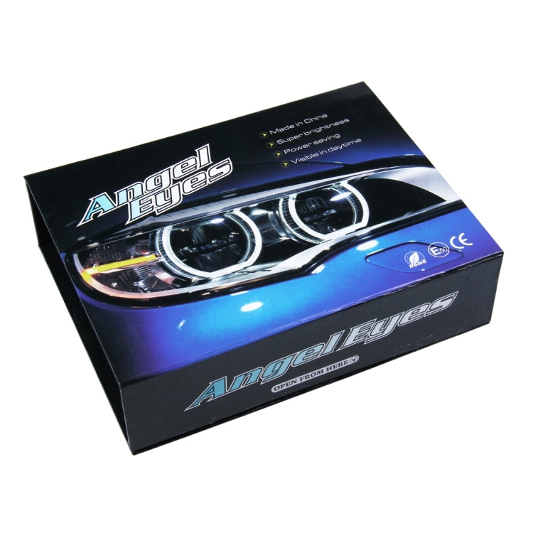 4 PCS Auto for BMW E92 2007-2010 Angel Eye Light DC 12V, Size: 105mm*2, 120mm*2(White Light)