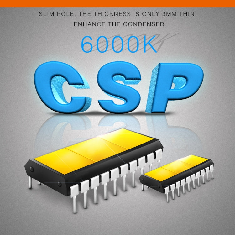 2 PCS 9005/HB3 30W 4000LM 6000K Pure White CSP LED Headlight Bulbs Conversion Kit, DC 9-36V
