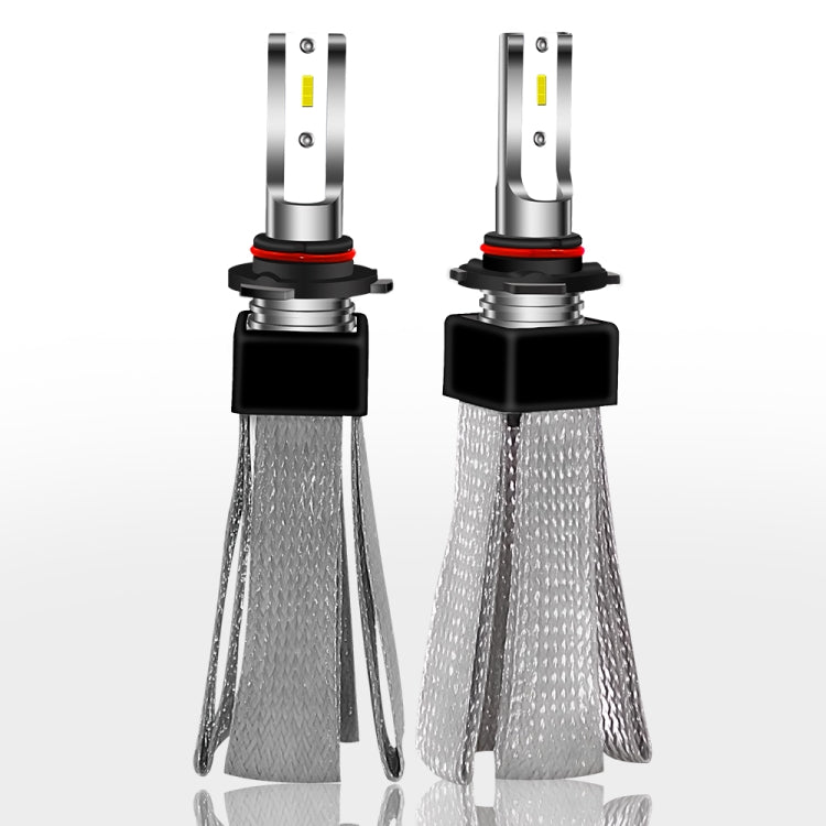 2 PCS 9006/HB4 B3 30W 4000LM 6000K Pure White CSP LED Headlight Bulbs Conversion Kit, DC 9-36V