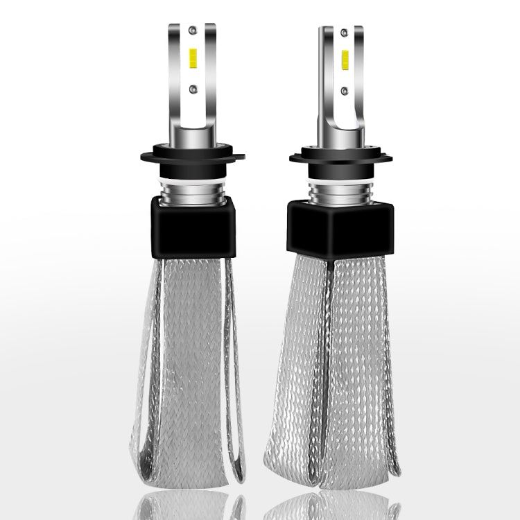2 PCS H7 30W 4000LM 6000K Pure White CSP LED Headlight Bulbs Conversion Kit, DC 9-36V