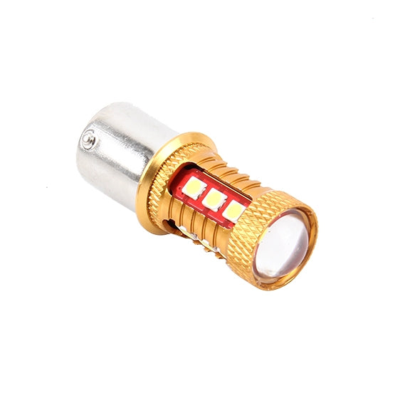 2 PCS 1156/Ba15s 7W 600LM 6000K Auto Car Turn Backup 3030 LED Bulbs Reversing Lights, DC 12V