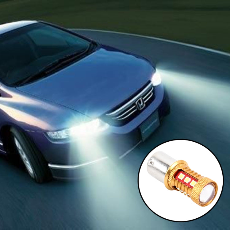 2 PCS 1156/Ba15s 7W 600LM 6000K Auto Car Turn Backup 3030 LED Bulbs Reversing Lights, DC 12V