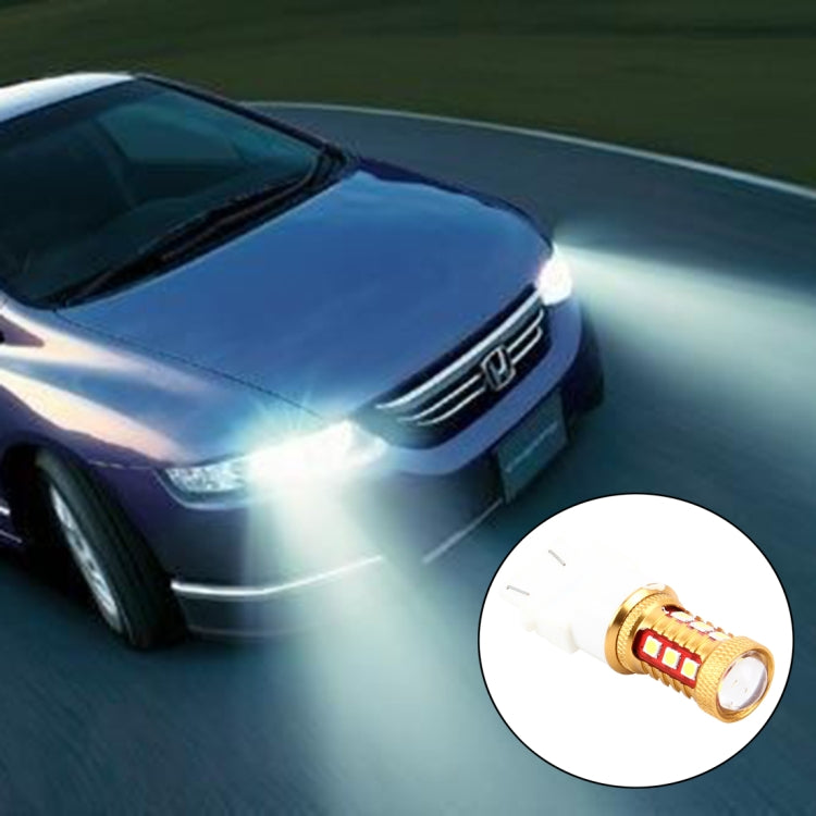 2 PCS 3156 7W 600LM 6000K Auto Car Turn Backup 3030 SMD LED Bulbs Reversing Lights, DC 12V