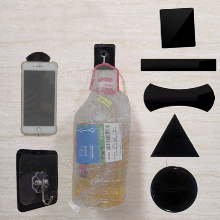 5 in 1 Multi-Purpose Nano Gel Rubber Pad Sticker, Universal Cell Phone Holder Car Bracket Wall Holder