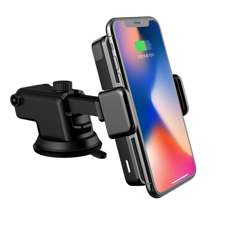 D09 Infrared Sensing Automatic Car Air Outlet Bracket Natural Vacuum Cleaner Qi Standard Wireless Charger