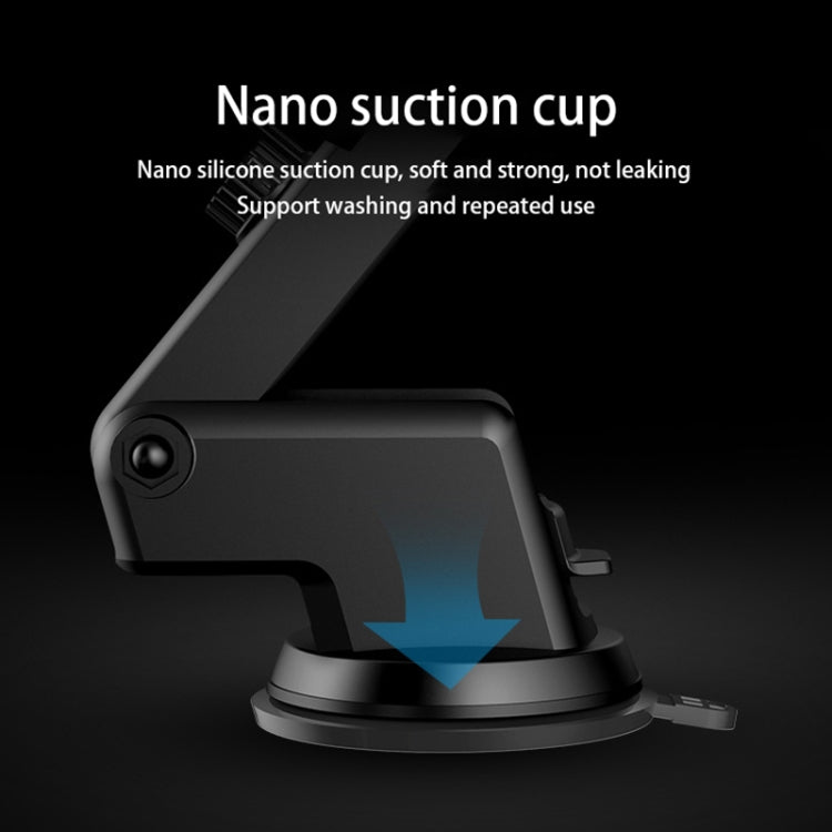 D09 Infrared Sensing Automatic Car Air Outlet Bracket Natural Vacuum Cleaner Qi Standard Wireless Charger