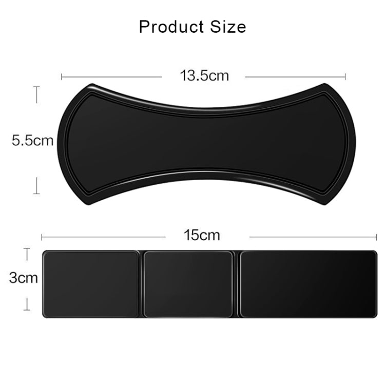 Black Bone Type Universal Sticker Car Mount Mobile Desktop Holder