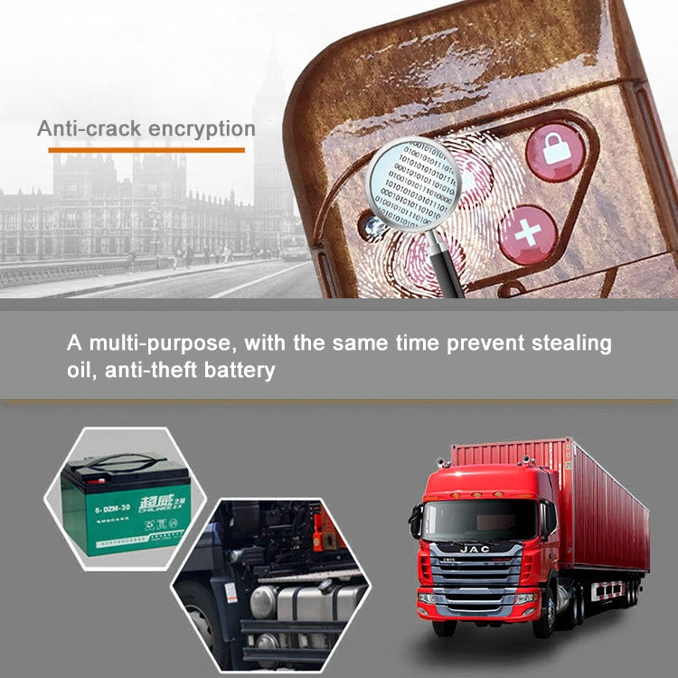 Ecat T3 Oil Fuel Truck Tank Burglar Alarm Remote Control Car Anti-theft System with Double Siren