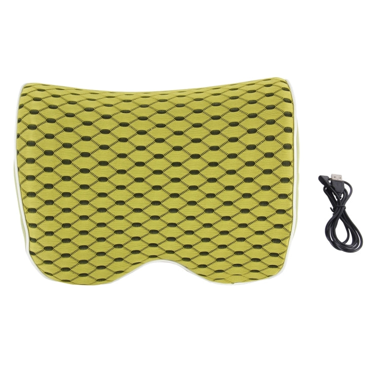 Car Family Neck Head Electric Vibration Massage USB Charging Pillow Mat