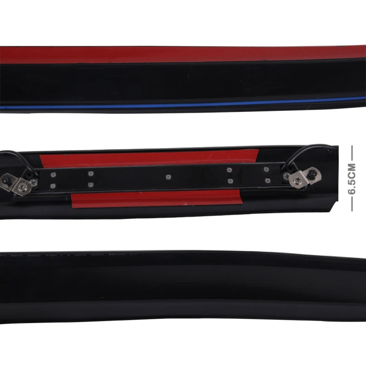 2.4m Universal Car Bumper Spoiler Solar Luminous Blue Light Anti-wiping Strip with Light Control And Voice Control