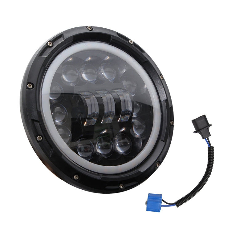 7 Inch 40W 4500LM 6000K + 3000K 12 LEDs Car Truck Off-road Vehicle Circular LED Angel Eye Herdsman Lamp Headlights Work Lights Spotlight