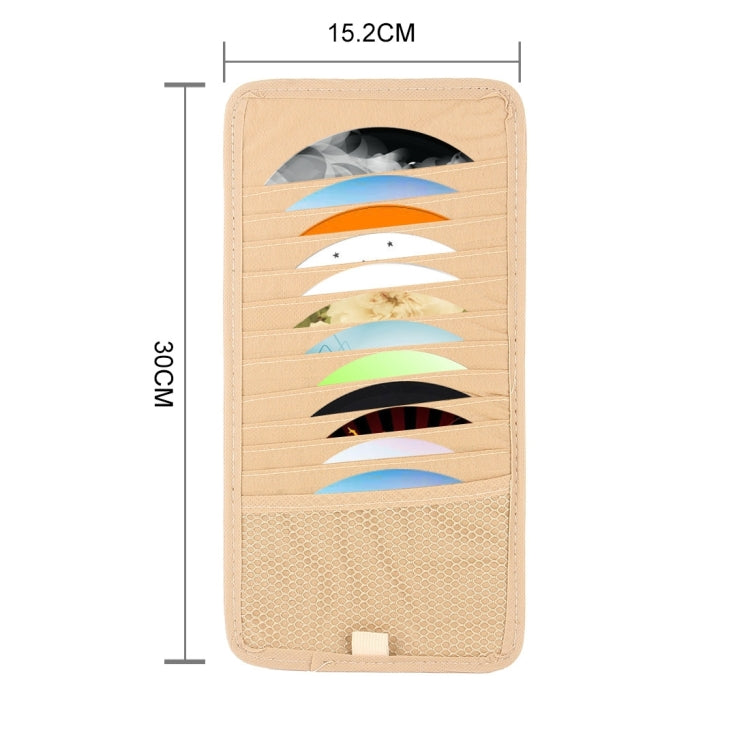 Car Visor CD DVD Disk Card Case Holder Clipper Bag Hold for 12PCS Disks