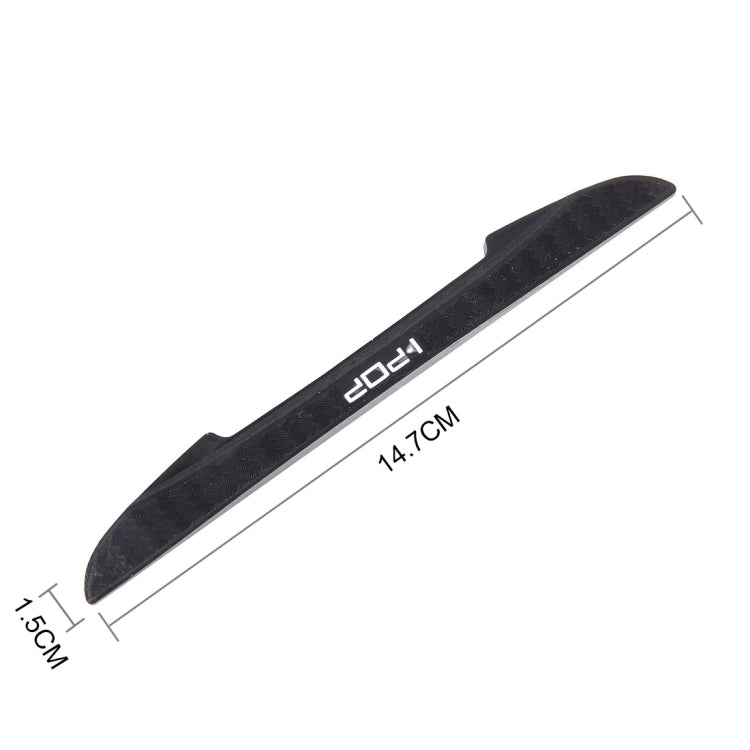 4 PCS Car Silicone Anti-collision Sticker(Black)