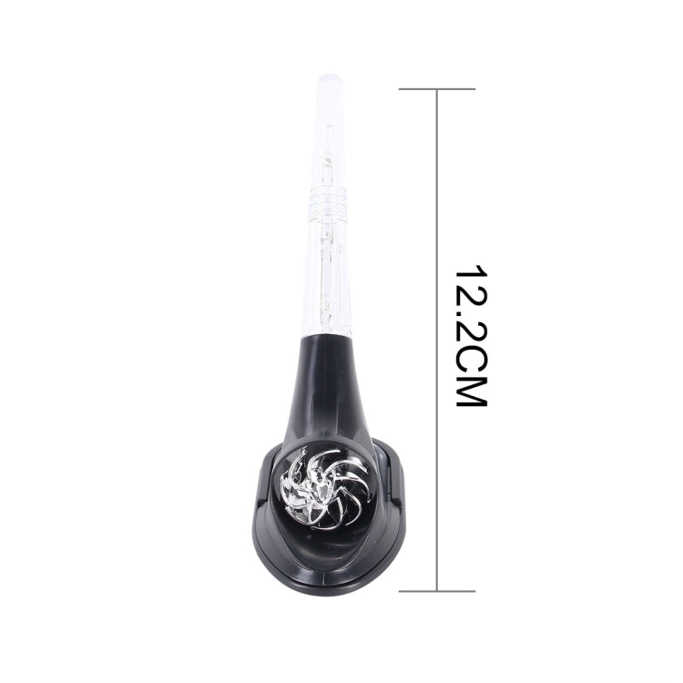 DV-12VONLY Universal Car Antenna Wind Power LED Colorful Light Antenna Flash Lamp Decoration