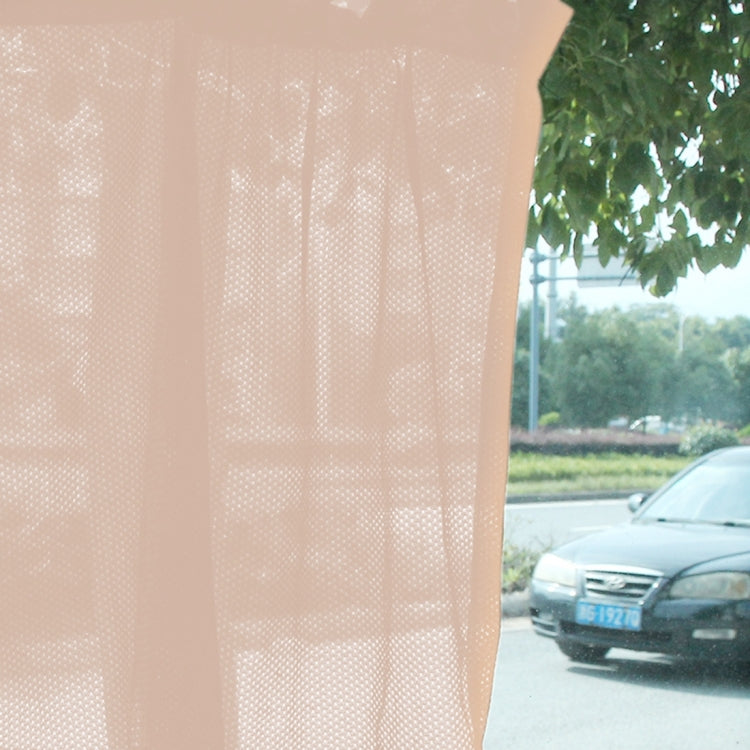 2PCS Suction Cup Mesh Window Curtains Car Sun Shade 46 cm x 44 cm