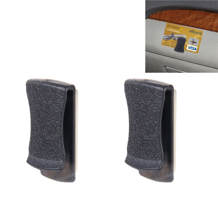 2 PCS Card Clips Plastic Bag Convenient Hanger Hook