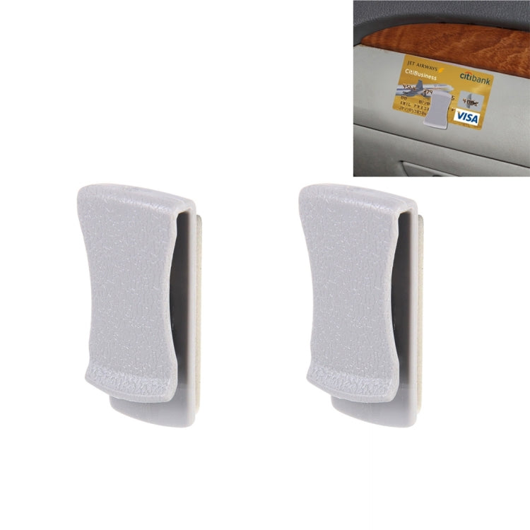 2 PCS Card Clips Plastic Bag Convenient Hanger Hook