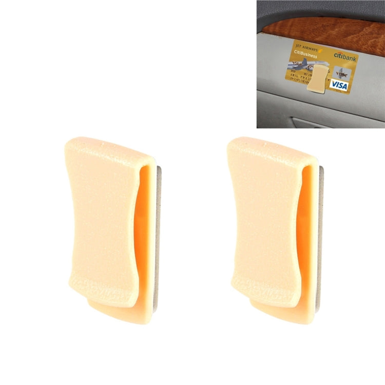 2 PCS Card Clips Plastic Bag Convenient Hanger Hook
