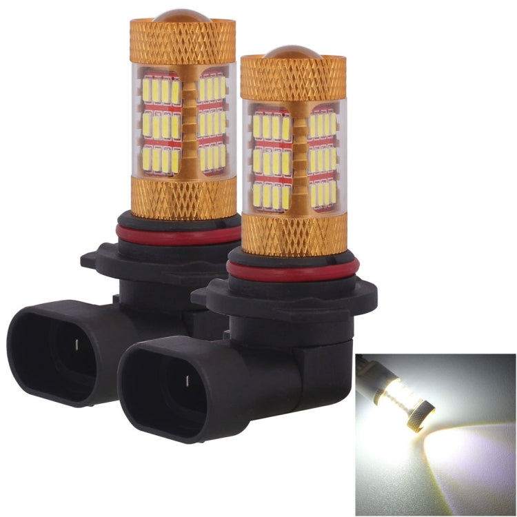 2 PCS  9005 6W 540LM Cool White Light 60 LED SMD 4014 Car Fog Light Bulb, DC 12V