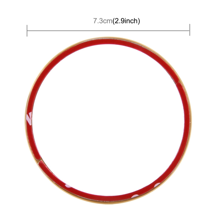 4 PCS Car Aluminum Wheel Hub Deroration Ring For Cadillac