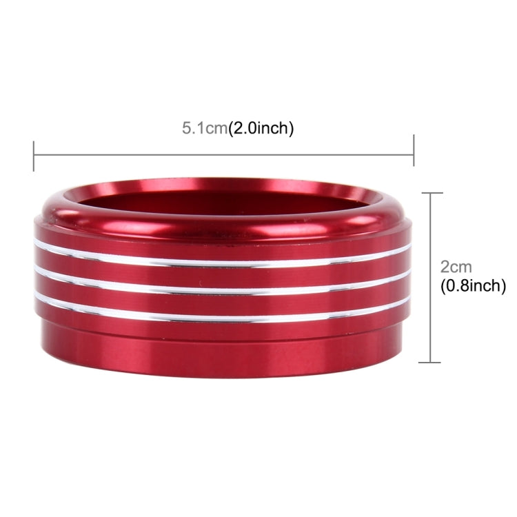 3 PCS Car Aluminum Air Conditioner Knob Case For Subaru