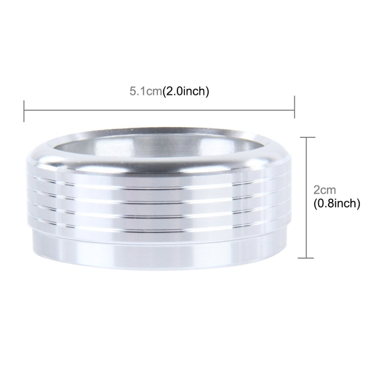3 PCS Car Aluminum Air Conditioner Knob Case For Subaru