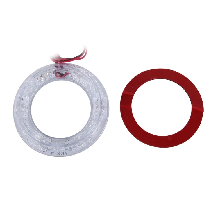 HY-1601A 2W 6 LEDs Car Angel Eyes Light, DC 12V(Colorful Light)