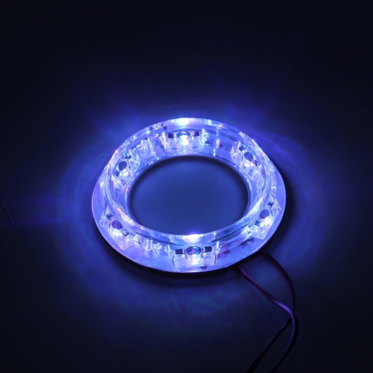 HY-1601A 2W 6 LEDs Car Angel Eyes Light, DC 12V(Colorful Light)