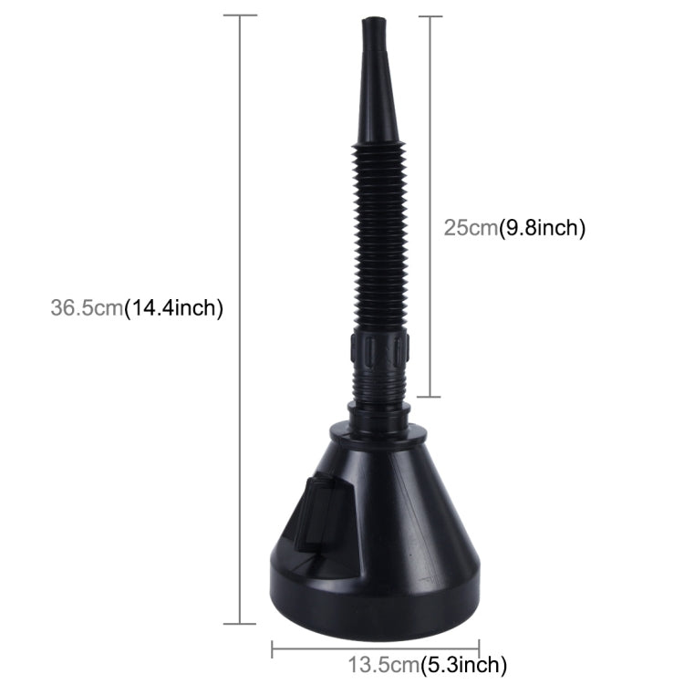 Engine Oil, Fluids, Gasoline, Kerosene Funnel with Flexible Extension & Mesh Screen Filter