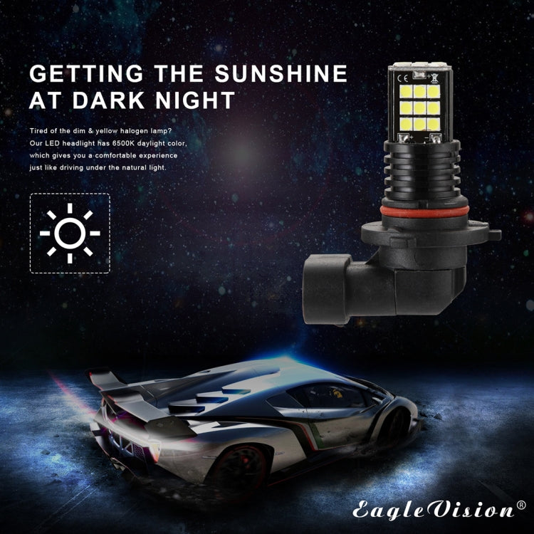 2 PCS EV11 9006 / HB4 DC9V-30V 5W 6000K 400LM Car LED Fog Light 24LEDs SMD-3030 Lamps