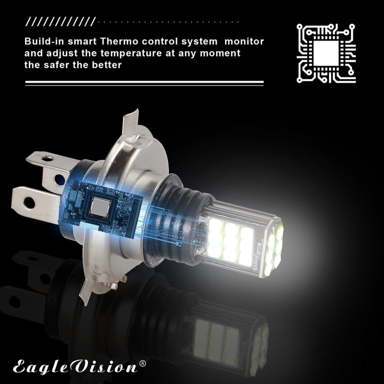 2 PCS EV11 9003 / H4 DC9V-30V 5W 6000K 400LM Car LED Fog Light 24LEDs SMD-3030 Lamps