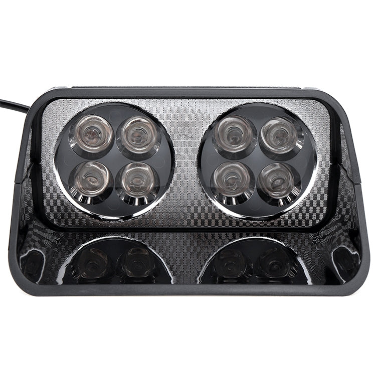 S8 8 LEDs 8W High Power Suction Cup Car Strobe Light Warning Light