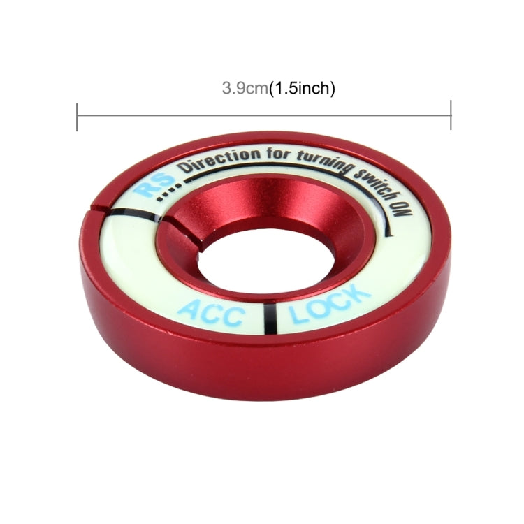 Car Aluminum Igniter Night Luminous Decoration Ring For Audi And Volkswagen