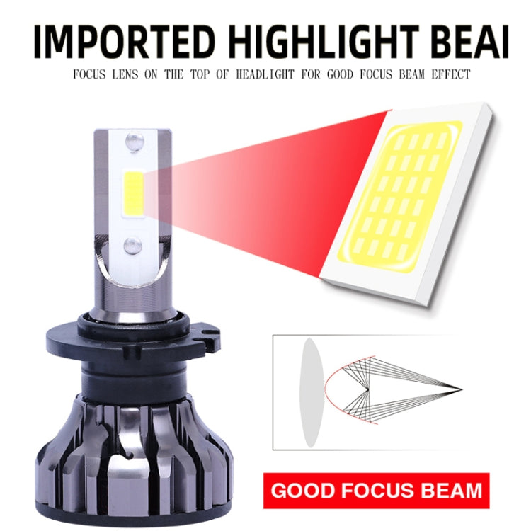 2 PCS DC9-32V / 35W / 6500K / 6000LM IP67 Car / Motorcycles D System(D1/D2/D3/D4) Omnipotent Decoding Universal LED Headlight Lamps / Fog Light