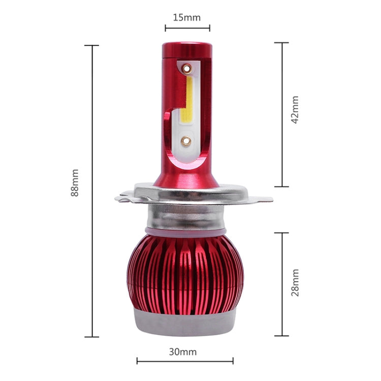 2 PCS FS35 H4 DC9-36V / 24W /